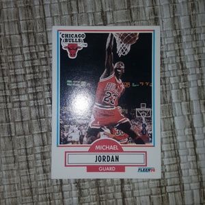 Michael Jordan Fleer 1990 card mint condition